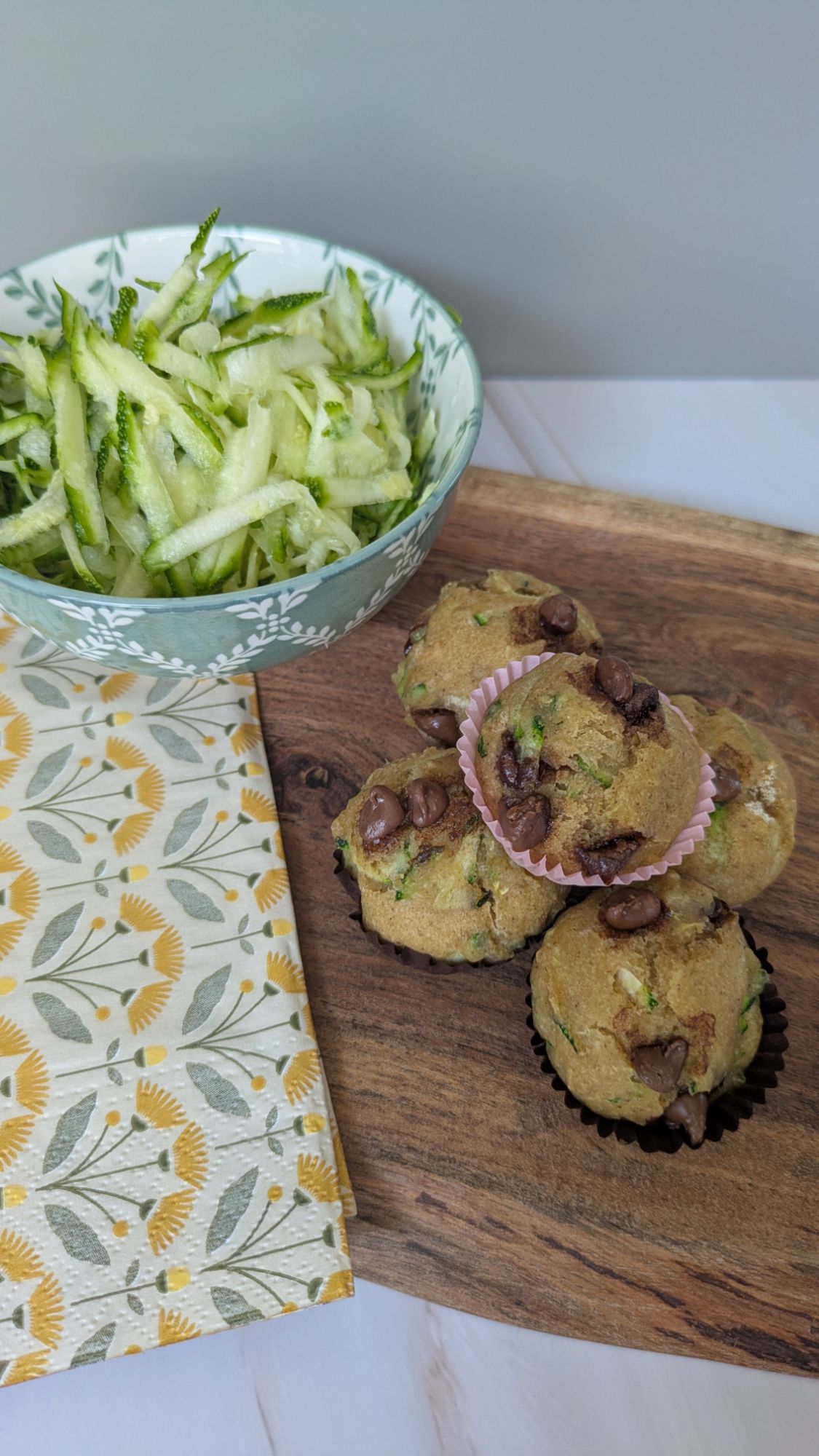 Gluten Free Cornmeal Zucchini Muffins