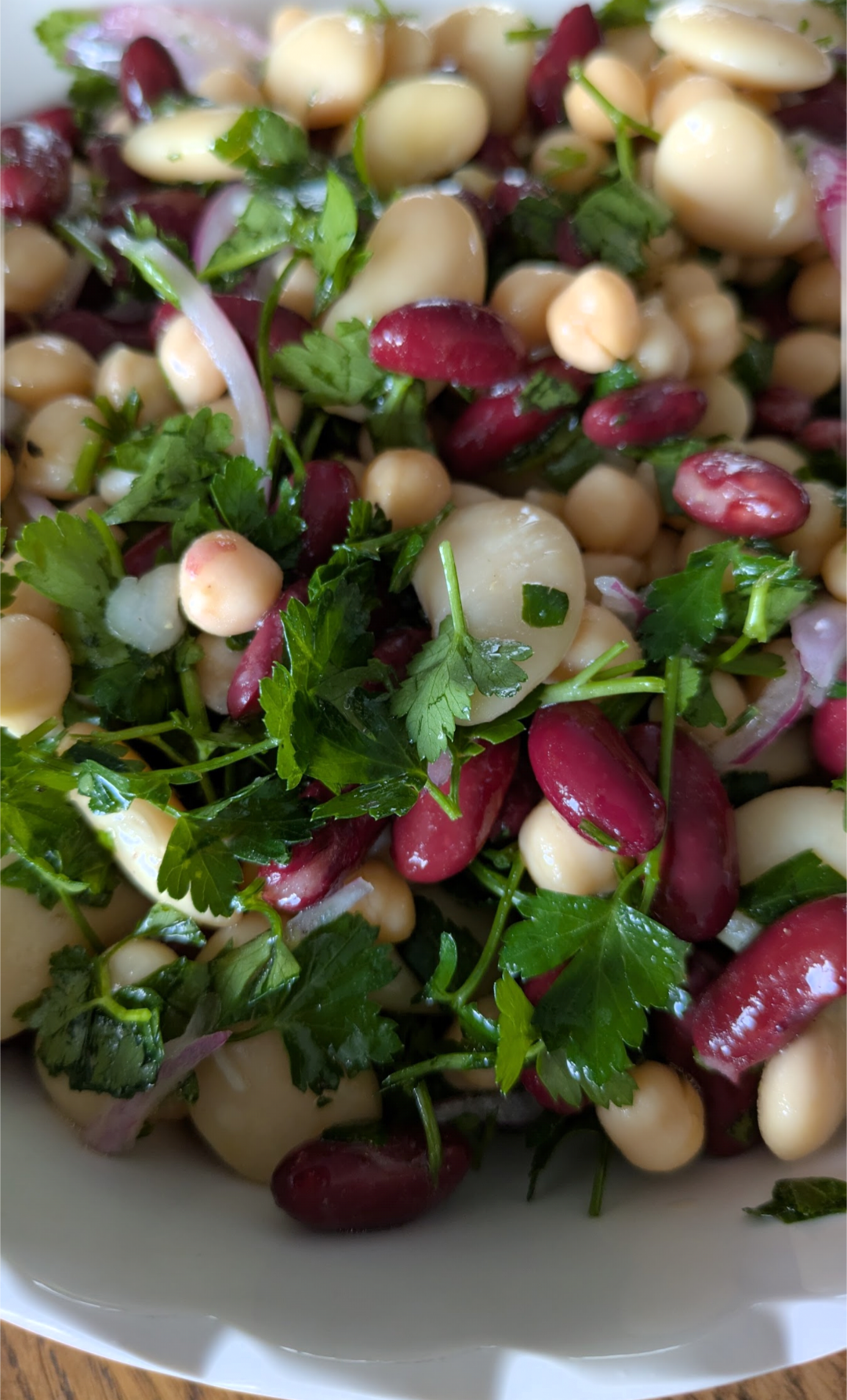 Three bean salad